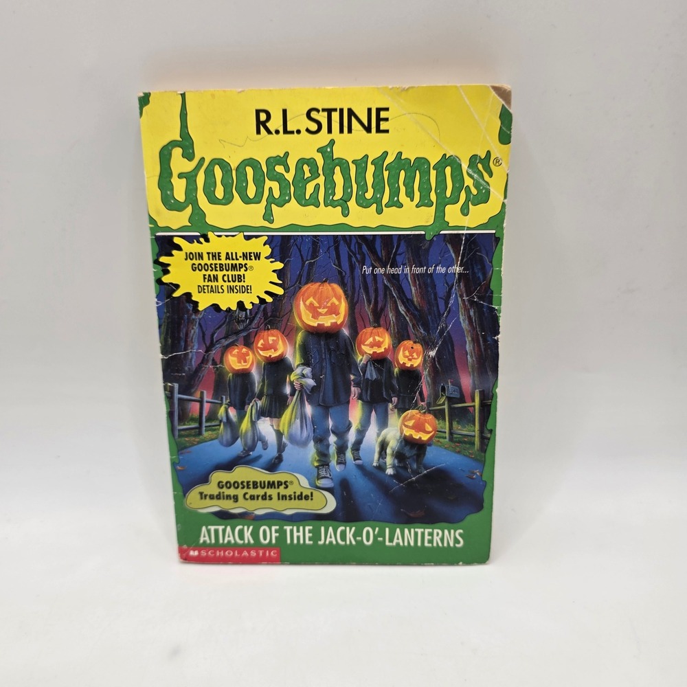 Goosebumps Attack of the Jack-O-Lanterns RL Stine 48 First Printing 1996 Horror